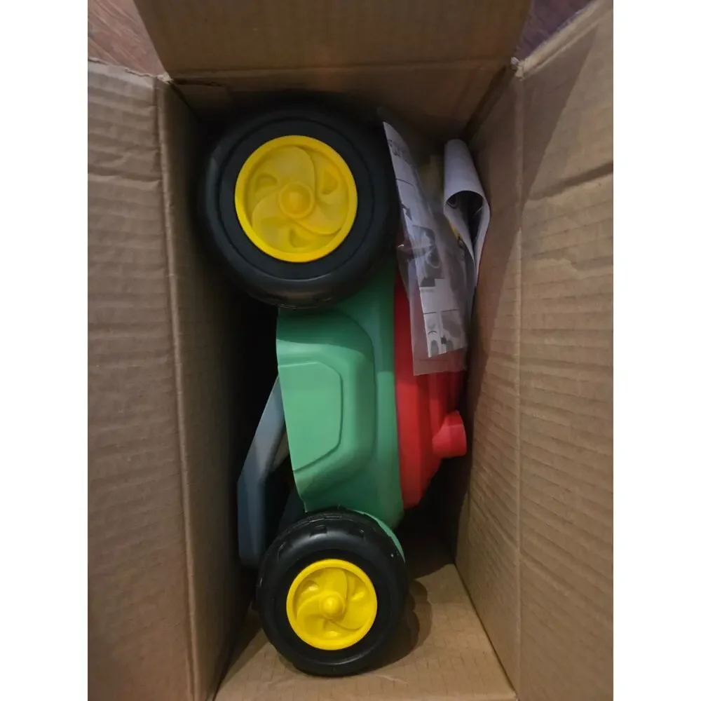 Maxx Bubbles Deluxe Bubble Push Lawn Mower Green Toy Plastic Toddler Kids - Picture 2 of 3